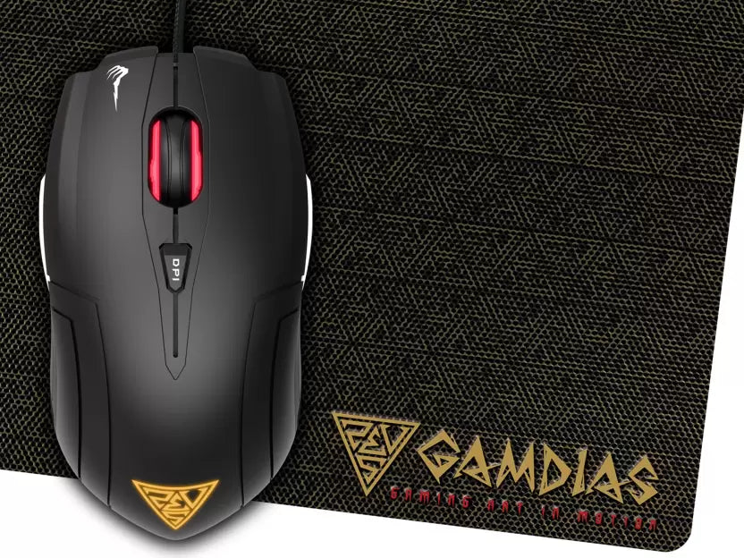 GAMDIAS Demeter E1 Wired Optical Gaming Mouse (USB, Black) GAMDIAS Demeter E1 Wired Optical Gaming Mouse (USB, Black)